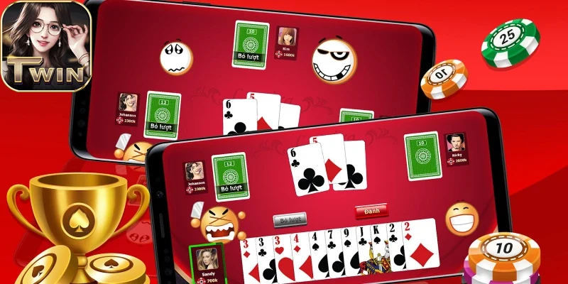 Người chơi trải nghiệm baccarat twin68 trên điện thoại